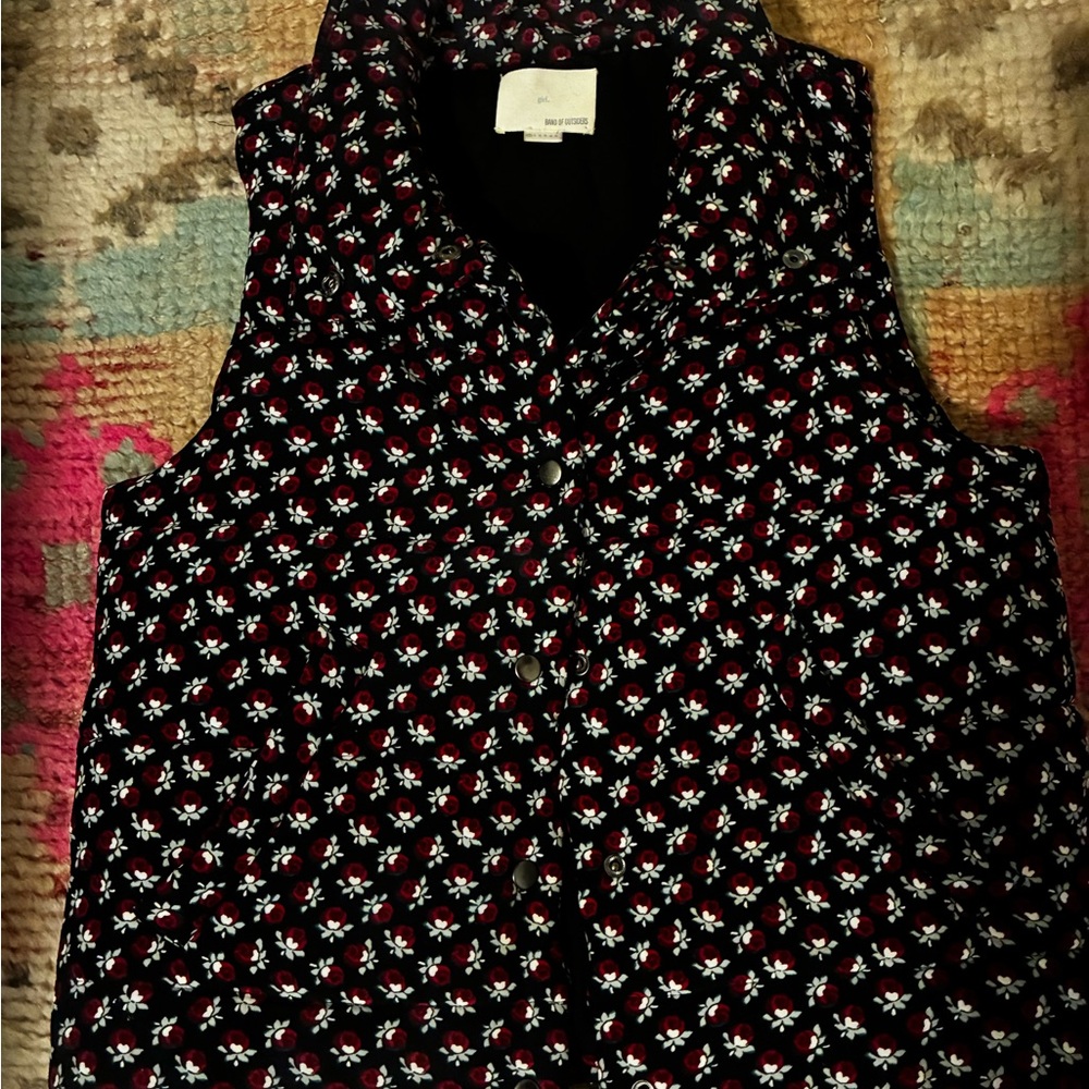 Band Of Outsiders Black and Red Patterned Blouse